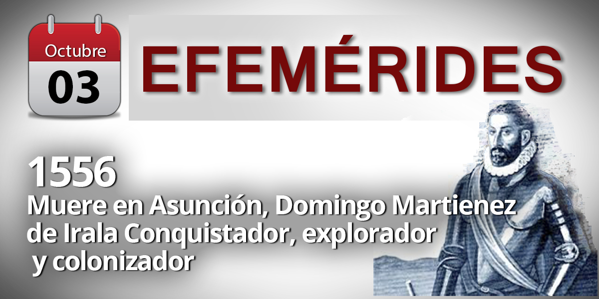 EFEMERIDES DOMINGO MARTINEZ DE IRALA RADIO NACIONAL