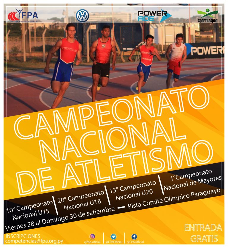 Inicia el Campeonato Nacional de atletismo en tres categorías