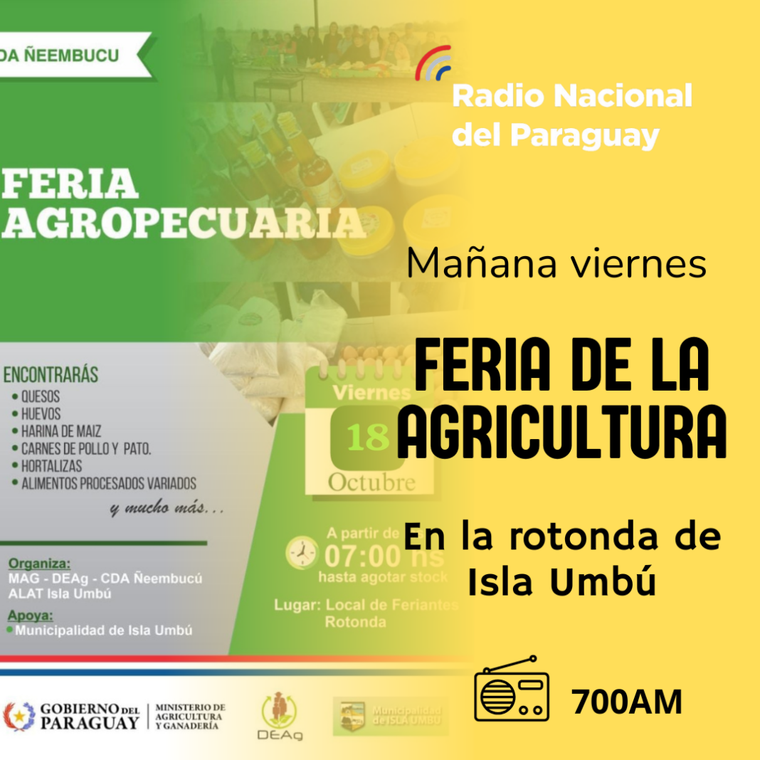 Realizarán feria en la rotonda de Isla Umbú