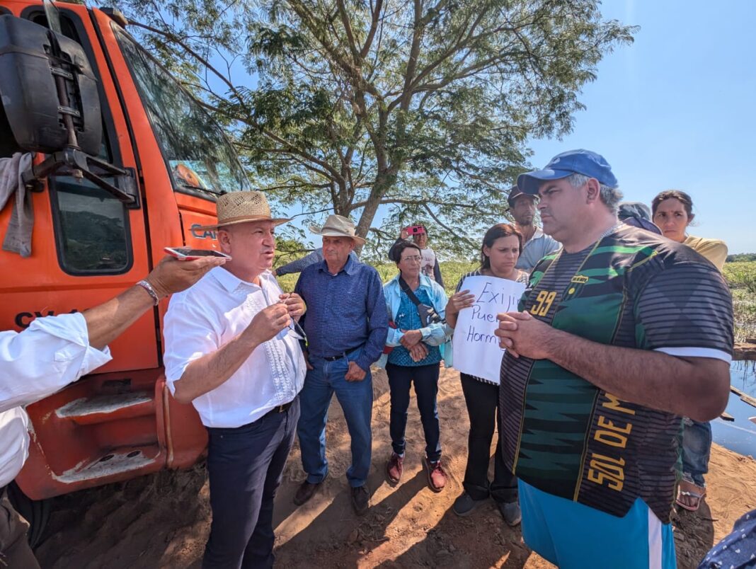 Gobbernación construirá puentes de hormigón en Paso Pindó